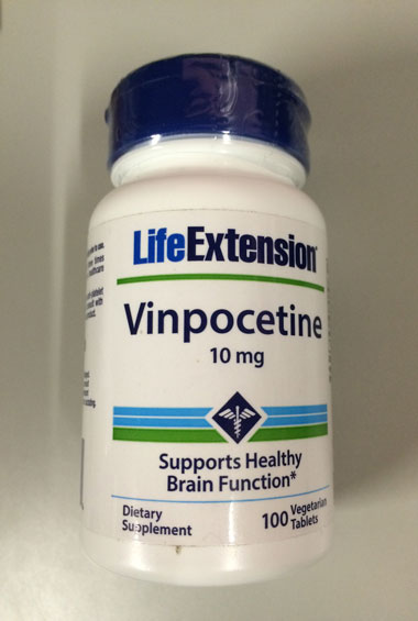 Life extension Vinpocetine 10 mg, 100 vegetarian tablets